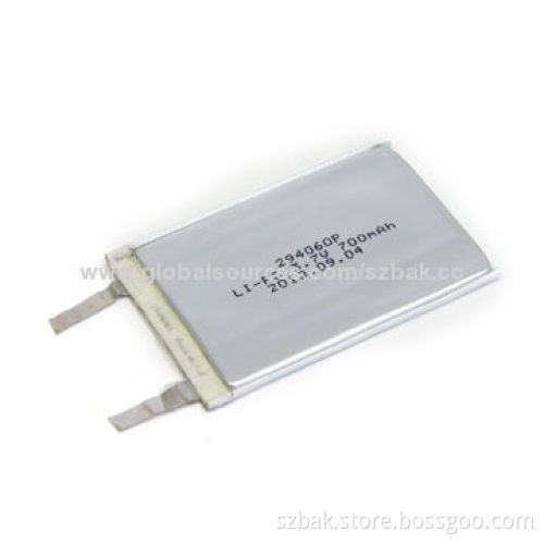 700mAh Lithium-ion Polymer Battery, Used for Mobile Phones, Electric Toys and Electric Cars